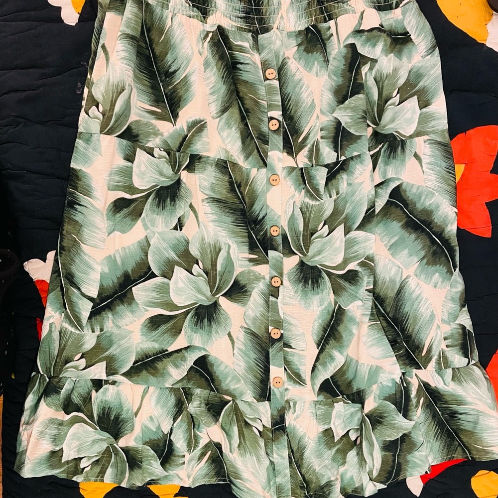 TROPICAL FOREST Inspired Skirt! Perfect for Summer! Soft…Comfy…Elastic Waist